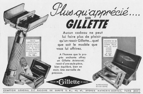 2 Décembre 1901 : La Naissance du Premier Rasoir Mécanique par Gillette