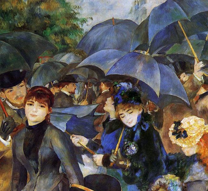 "Les Parapluies" d'Auguste Renoir : Un Chef-d'Œuvre de l'Impressionnisme et de la Transition vers le Réalisme