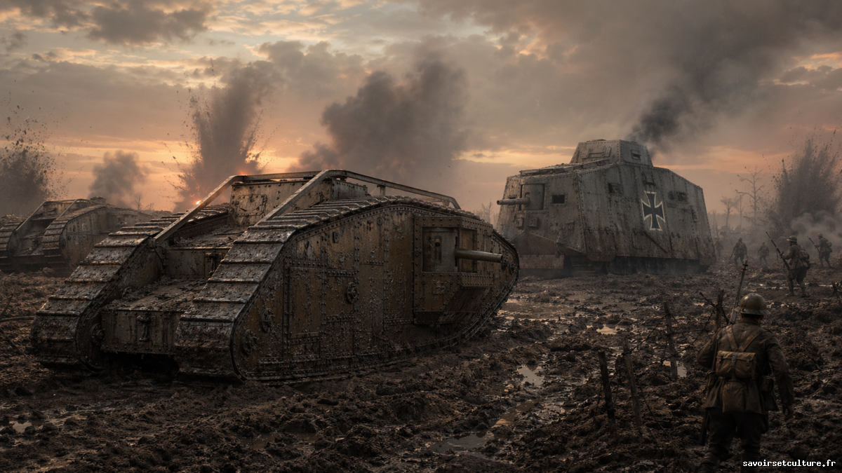 24 avril 1918 : le premier combat de chars de l’histoire