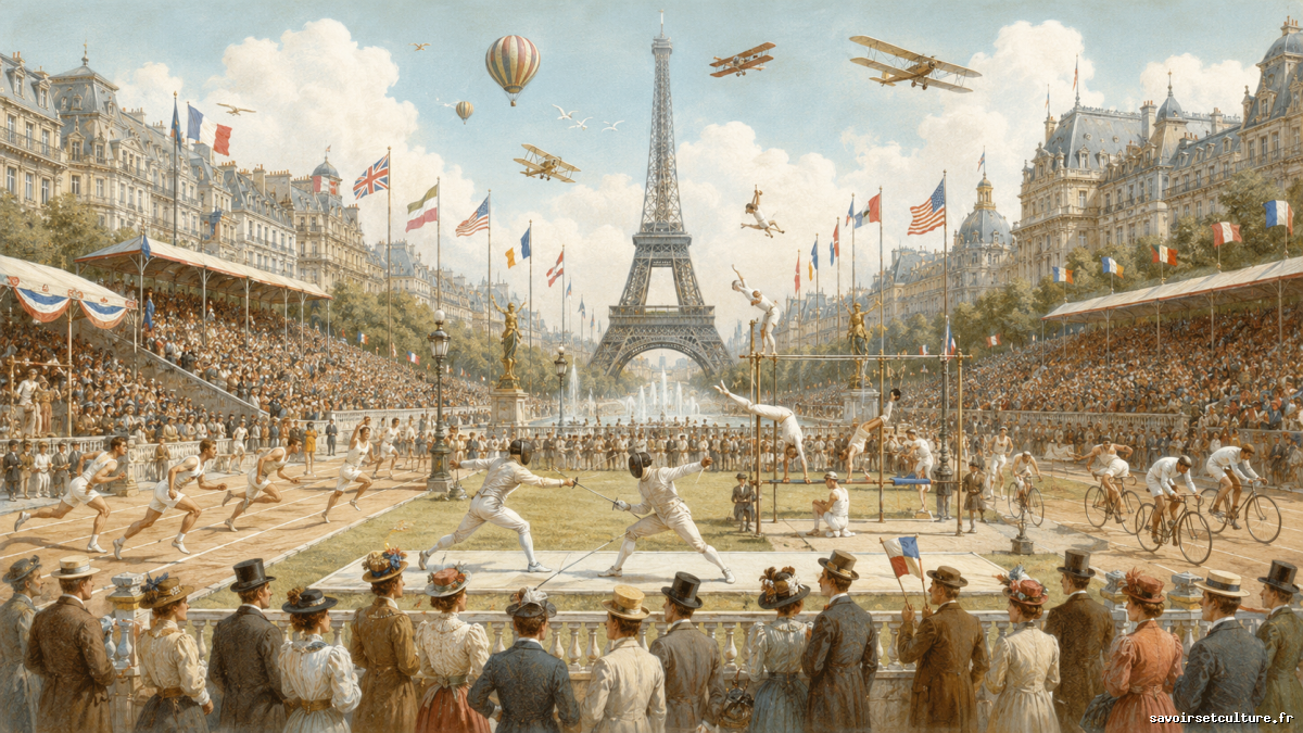 14 Mai 1900 : Paris accueille les Deuxièmes Jeux Olympiques Modernes
