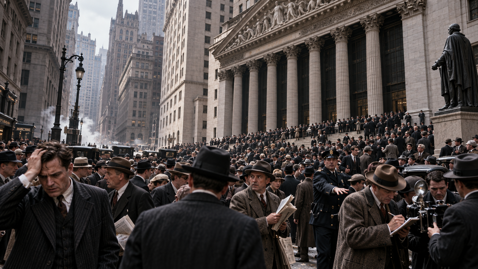 29 octobre 1929 : le « mardi noir » de Wall Street précipite la crise économique mondiale