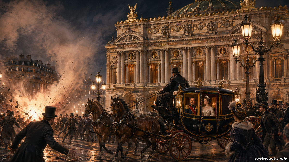 L'Opéra de Paris a pour origine un attentat manqué