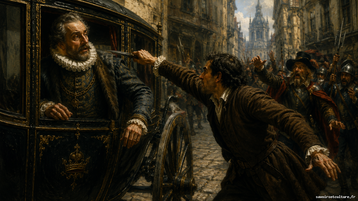 14 mai 1610 : l’assassinat d’Henri IV par François Ravaillac