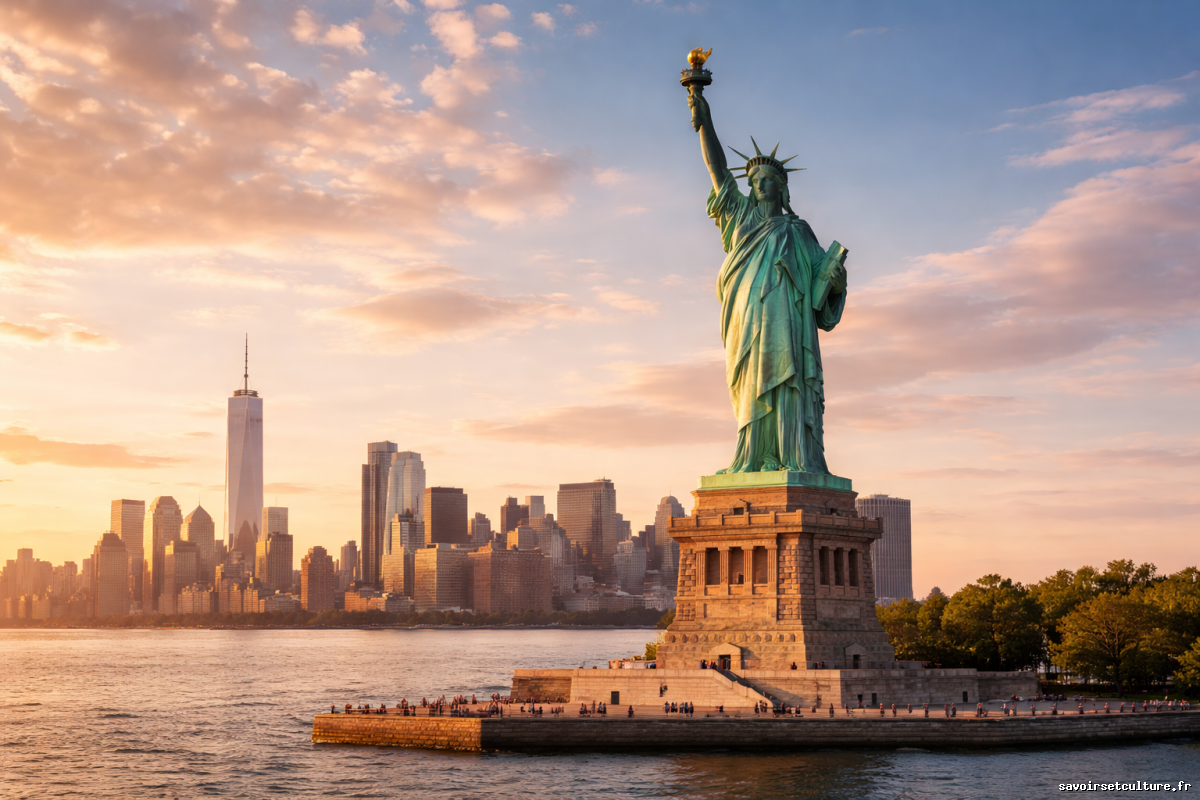 La Statue de la Liberté, symbole universel de liberté