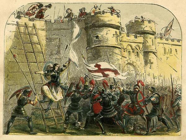 Joan of Arc at the fortress of Tourelles, Orleans, France
