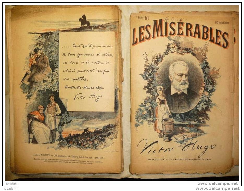 3 Avril 1862 : Victor Hugo Publie son Chef-d'Œuvre 'Les Misérables'