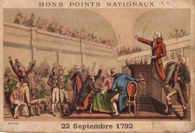 22 septembre 1792 : Naissance de la Première République française