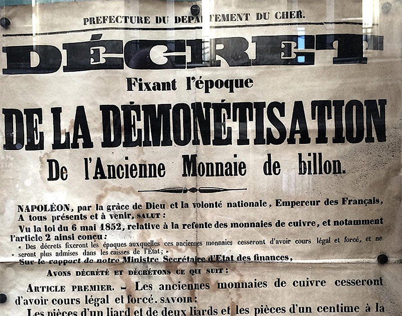 25 juin 1928 : Disparition du Franc Germinal